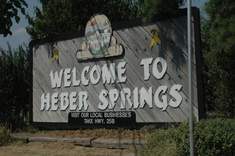  Heber Springs A R - welcome sign