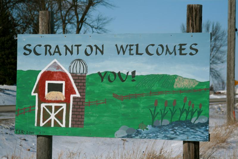  Scranton Iowa 20080118 Sign