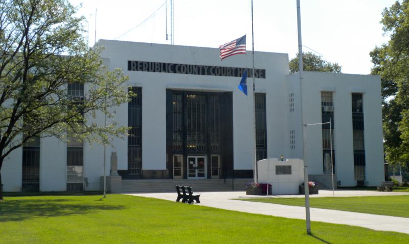  Republic Co Kansas Courthouse