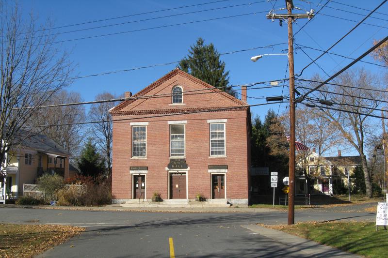 1858 Town Hall, Montague M A