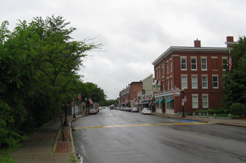 Looking West on Main Street, Ayer M A