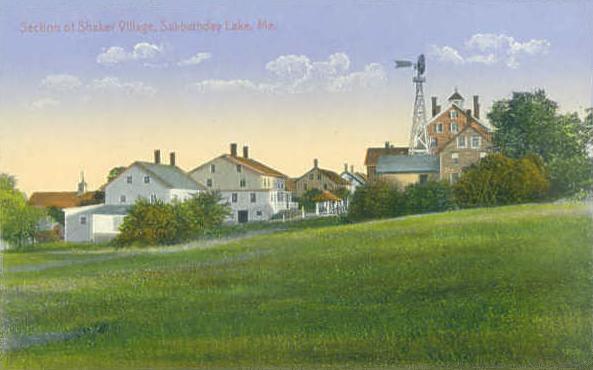  Section of Shaker Village, Sabbathday Lake, M E