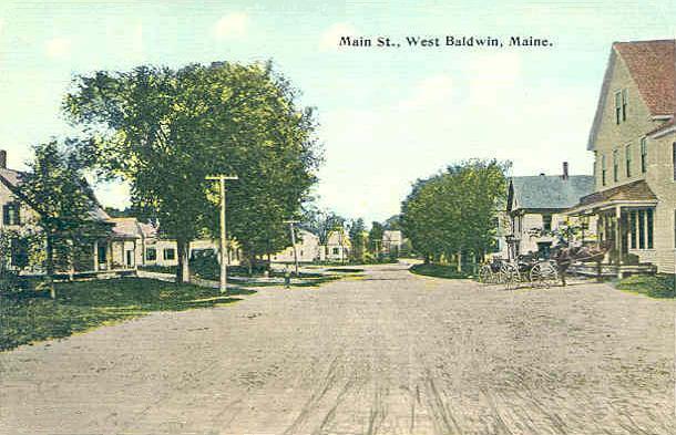  Street Scene, West Baldwin, M E