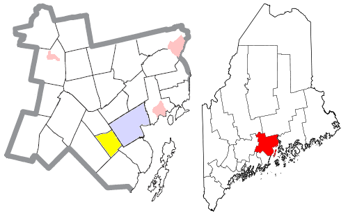  Waldo County Maine Incorporated Areas Belmont Highlighted