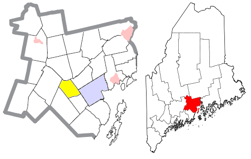  Waldo County Maine Incorporated Areas Morrill Highlighted