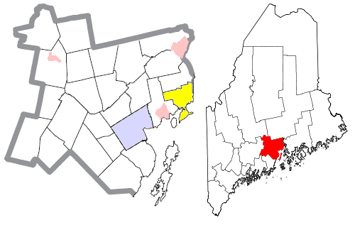  Waldo County Maine Incorporated Areas Stockton Springs Highlighted