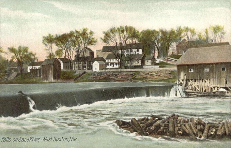 Falls on Saco River, West Buxton, M E
