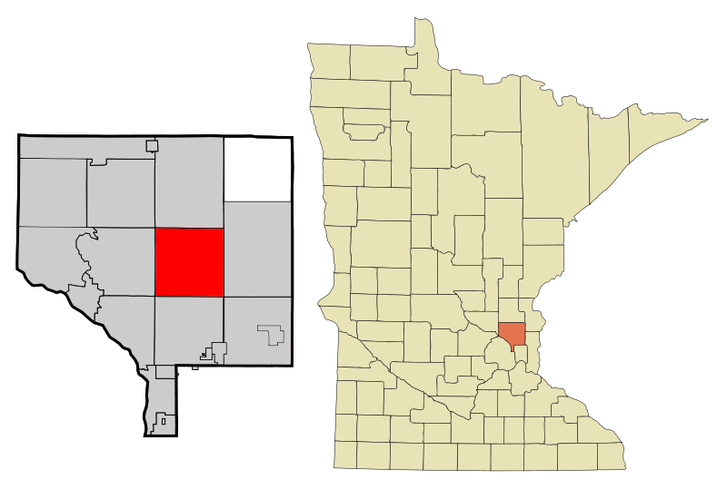  Anoka Cnty Minnesota Incorporated and Unincorporated areas Ham Lake Highlighted copy