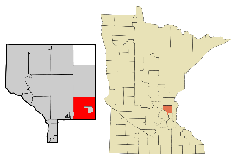  Anoka Cnty Minnesota Incorporated and Unincorporated areas Lino Lakes Highlighted copy