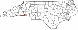  N C Map-doton- Patterson Springs