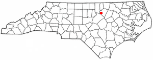  N C Map-doton- Youngsville