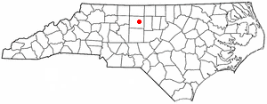  N C Map-doton- Mc Leansville