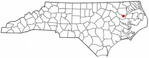  N C Map-doton- Jamesville