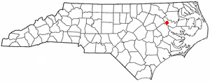  N C Map-doton- Robersonville