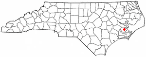  N C Map-doton- Bayboro