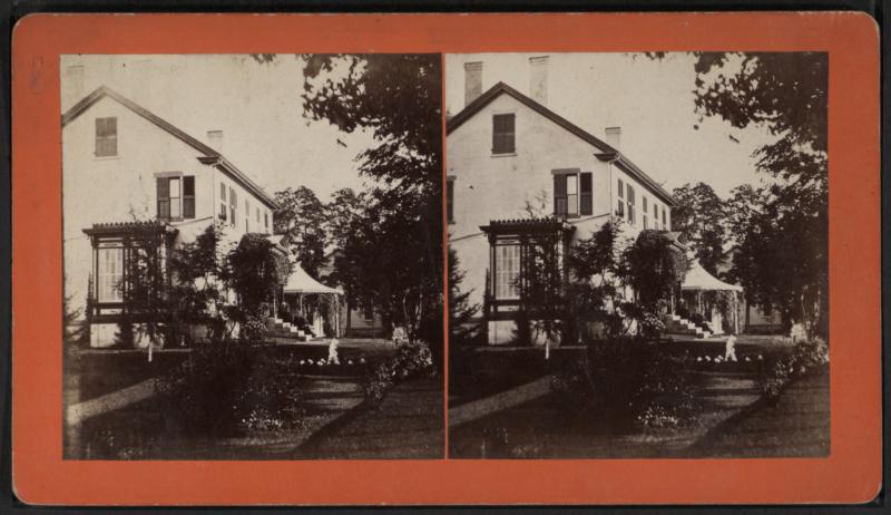  View of a home in Essex, N. Y, by E. M. Johnson