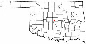  O K Map-doton- Oklahoma City