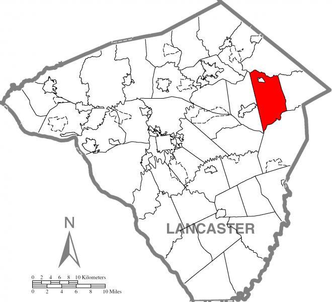  East Earl Township, Lancaster County Highlighted