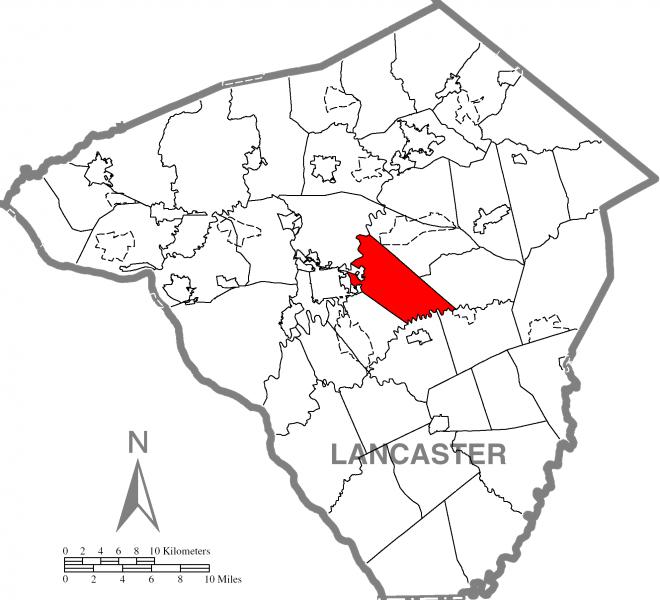  East Lampeter Township, Lancaster County Highlighted
