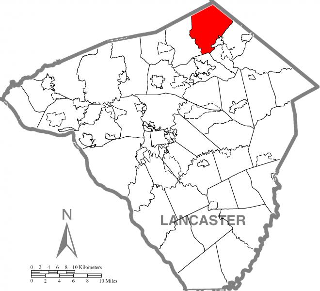  West Cocalico Township, Lancaster County Highlighted