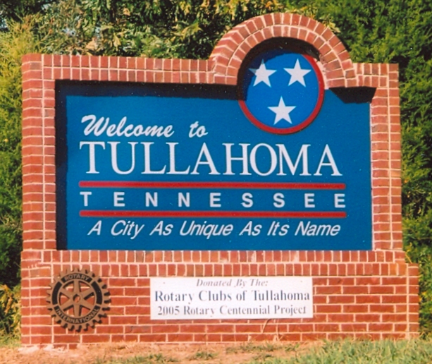  Tullahoma Welcome Sign
