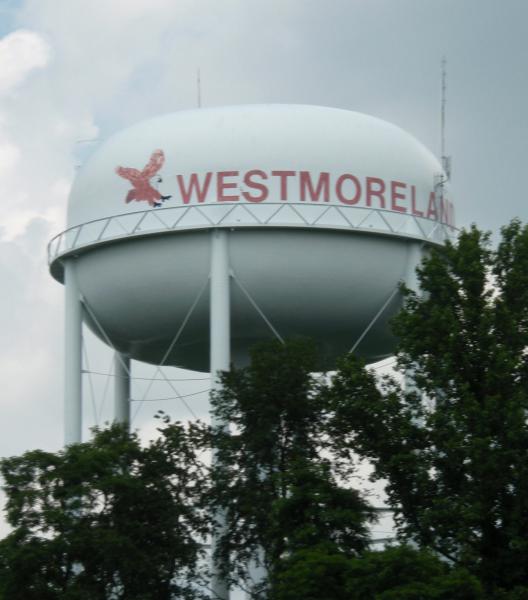 westmoreland tennessee watertower 2009