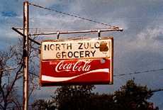  North Zulch Grocery Coca Cola Old Sign Texas2001