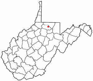  W V Map-doton- Rivesville