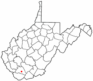  W V Map-doton- Pineville